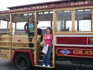 My friend & I, San Francisco July 2007. Being tourists...