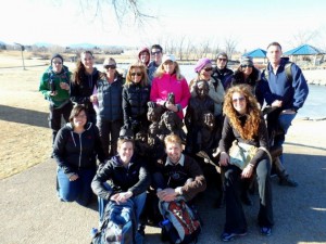Group photo during a trip in Lakewood, February 2013. 