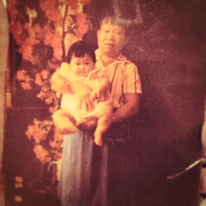 My grandmother and baby me.