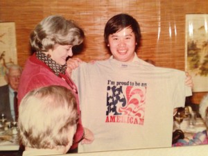 My dad when he got his U.S. citizenship in the 80s.