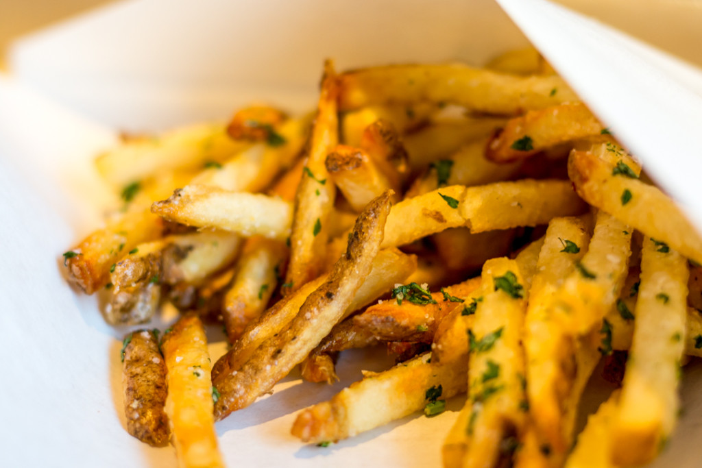 Even Hopdoddy's Kennebec Fries were delicious and Ryan actually liked them (he doesn't like fries usually). Hand-cut daily! Photo taken by Ryan Kane.