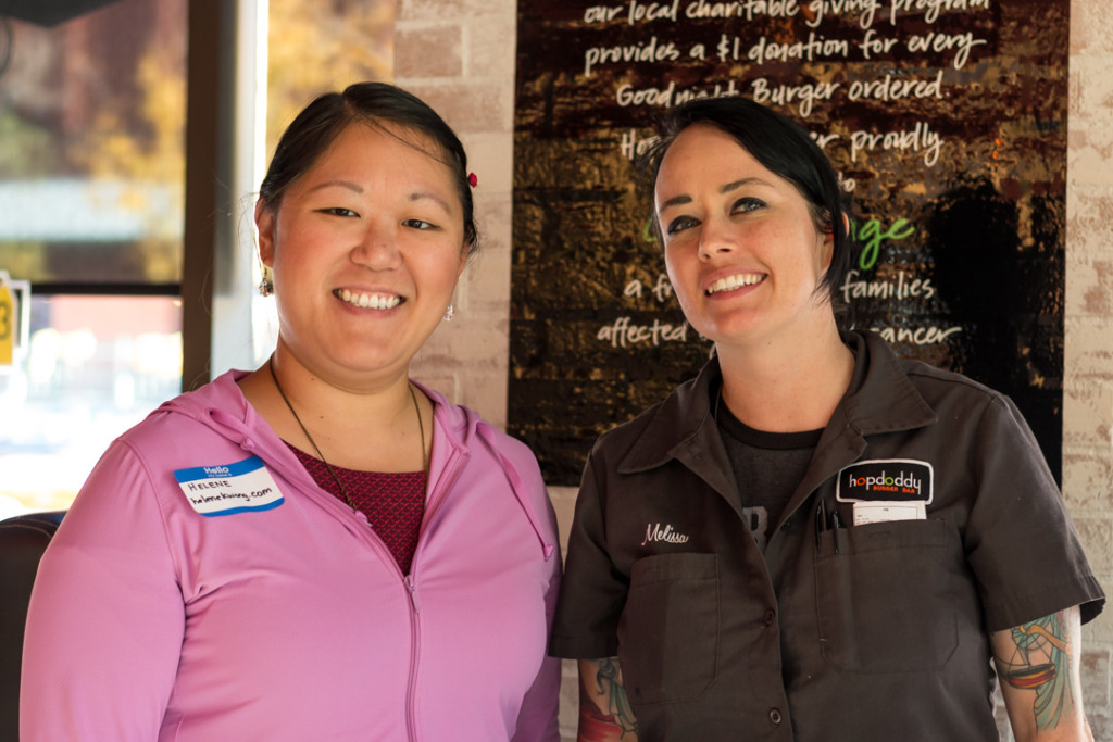 Me & Melissa Withem, the general manager for Hopdoddy in Denver. Photo taken by Ryan Kane.