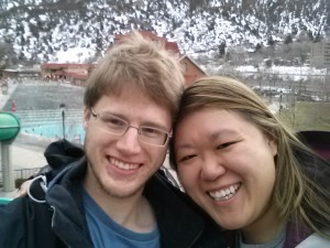 Photo from February 2014, when we took a trip to Glenwood Springs!